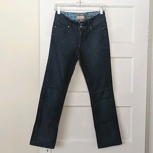 PAIGE Hidden Hills Straight Leg Dark Wash Jeans